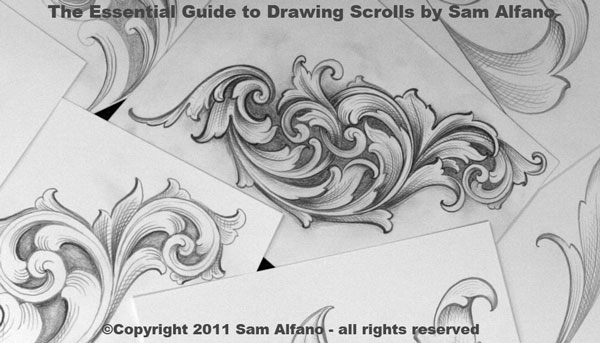 drawing scrolls